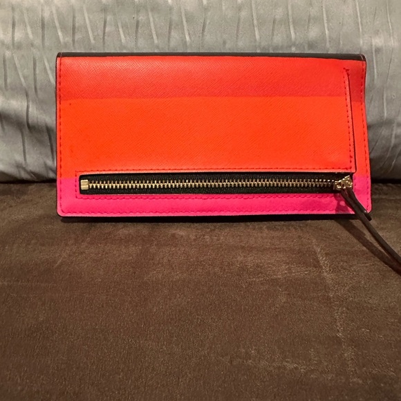 Kate Spade Red, Pink, and White Women's Bifold Wallet - Picture 2 of 6